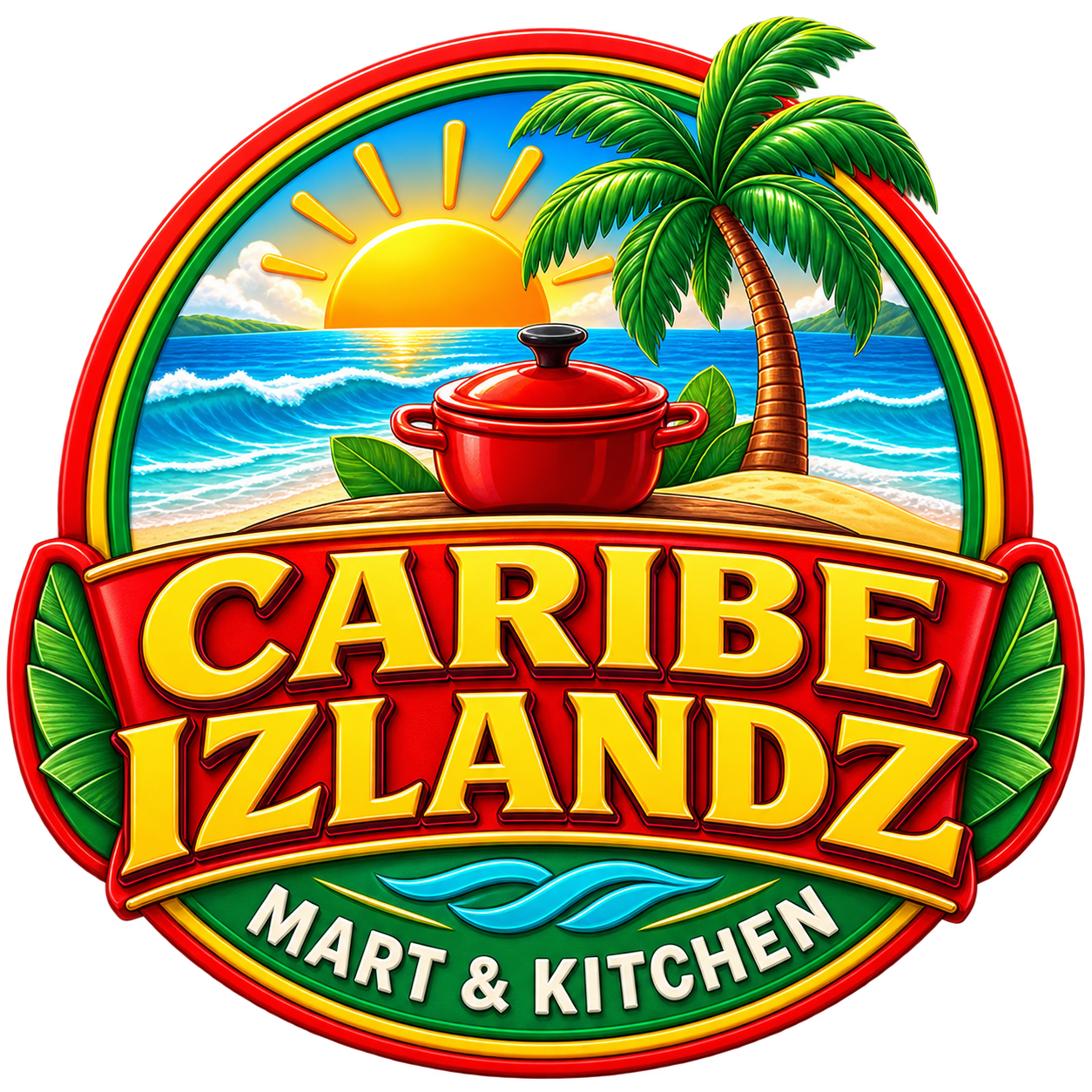 Caribe Izlandz Mart & Kitchen logo